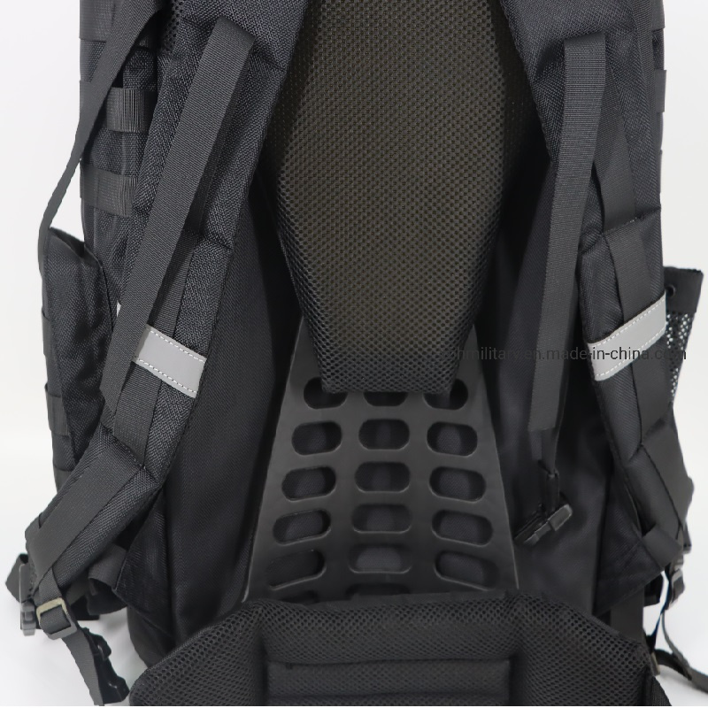 Black Multi-Function Waterproof Backpack