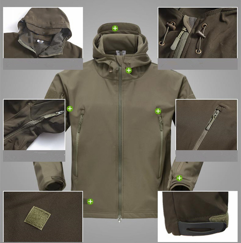 Soft Shell Jacket Keep Warm Outdoor Combat Jacket