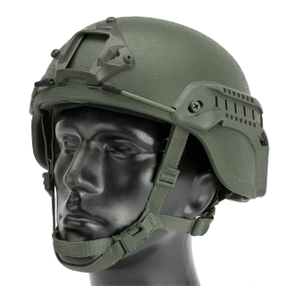 Military Style Army Green Nij Iiia Bulletproof Helmet Ballistic High Cut Mich Helmet