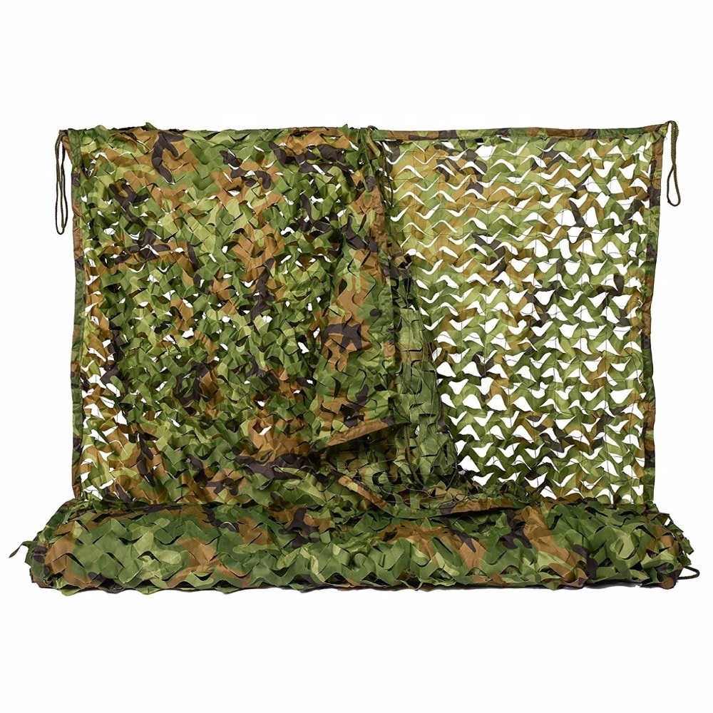 210d Woodland Camouflage Net for Hunting Decorating Tactical