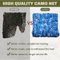 Blue Camo Netting Fire Resistant Outdoor Camouflage Shade Net with Support Pole System