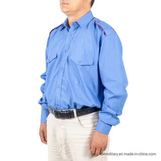 Official Long Sleeve Work Shirt with Red Band Epaulets