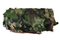 Outdoor Camo Netting Flame Retardant Military Style Camouflage Net Hunting with Dark Green Camo Print and Webbing Tape