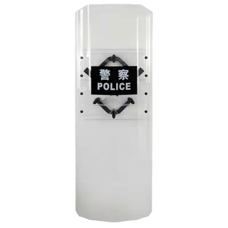 Anti Riot Left and Right Plastic Shield with High Transparency