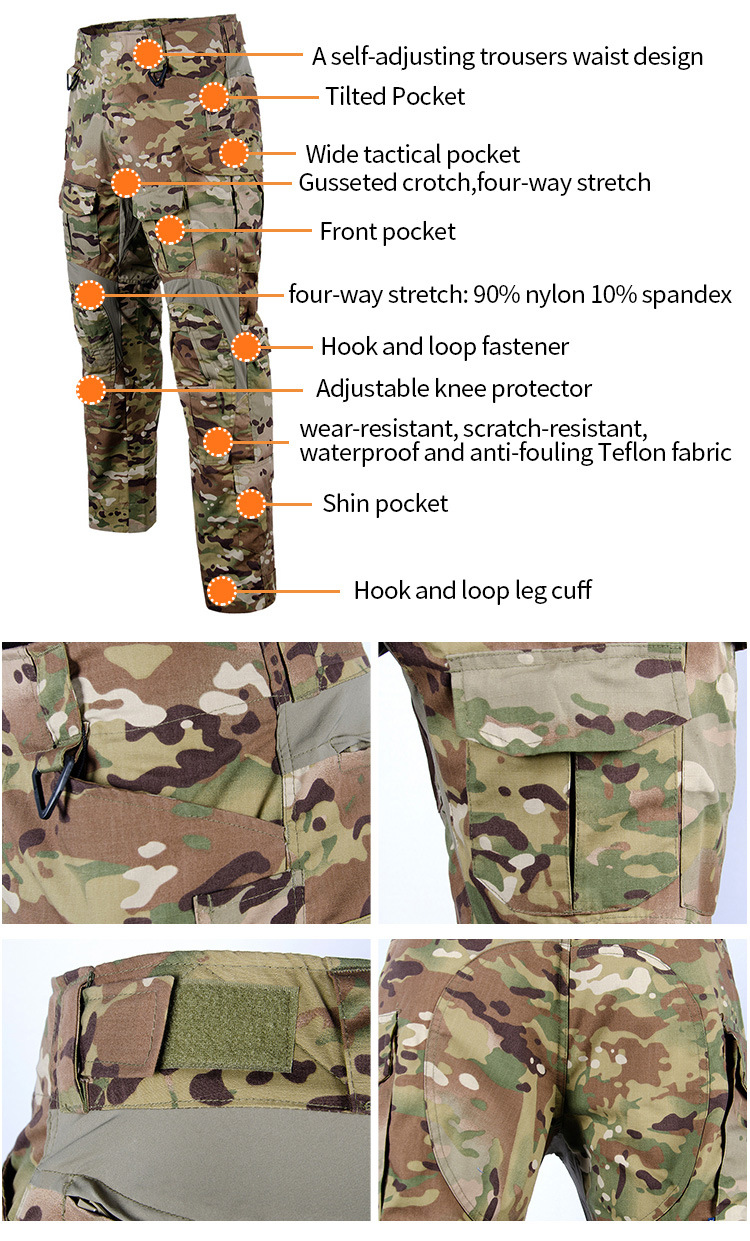 Multicam Combat Uniform Camouflage Tactical Clothing Tactical Suit