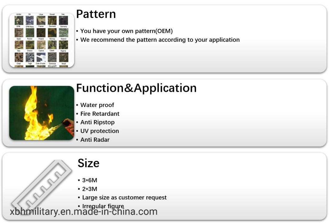 Woodland Camouflage Net in Various Size