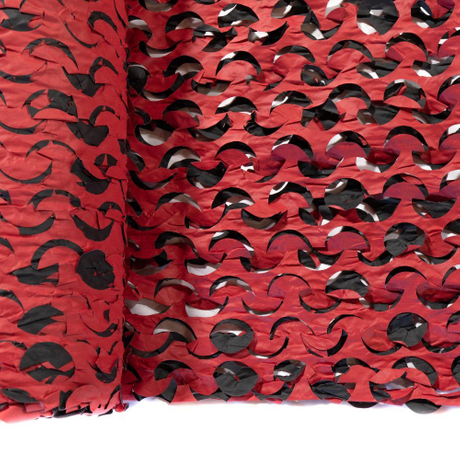 Flame Retardent Red Color Camouflage Net
