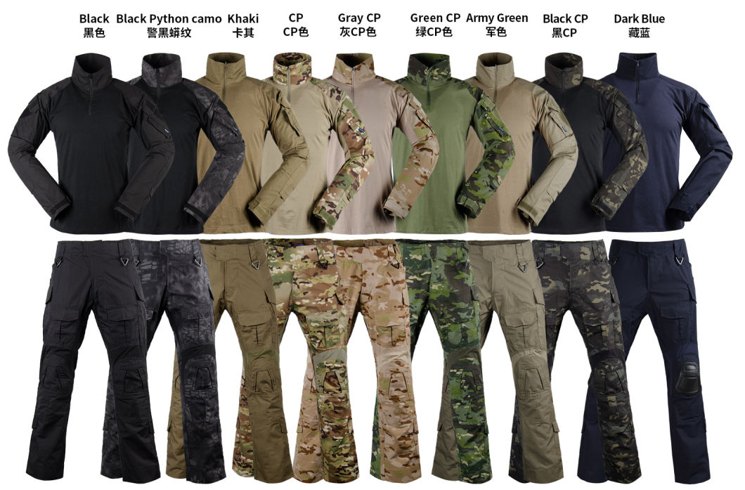 Black Multicam Cp Frog Military Style Tactical Clothing