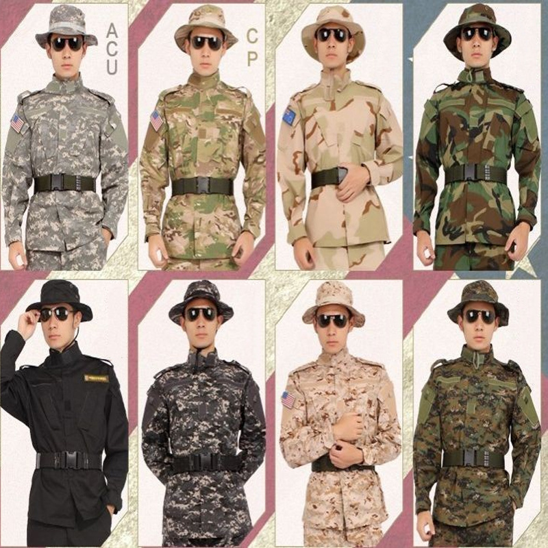 Us Desert Camo Combat Uniform Military Style Suit