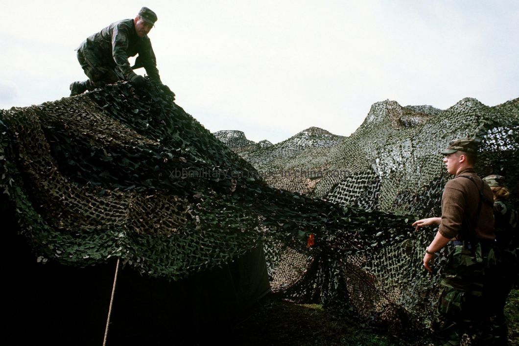 Green Camo Mesh Net Camouflage Net for Sunshelter Shooting