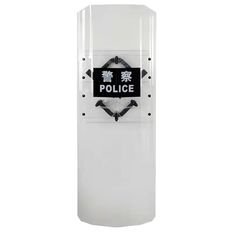 Anti Riot Left and Right Plastic Shield with High Transparency