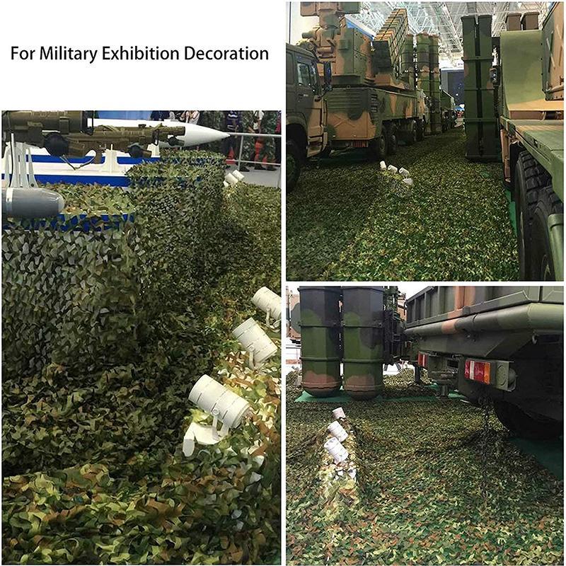 Polyester Fabric Woodland Green Camo Netting Waterproof Camouflage Net Shades for Decorative Sunshade