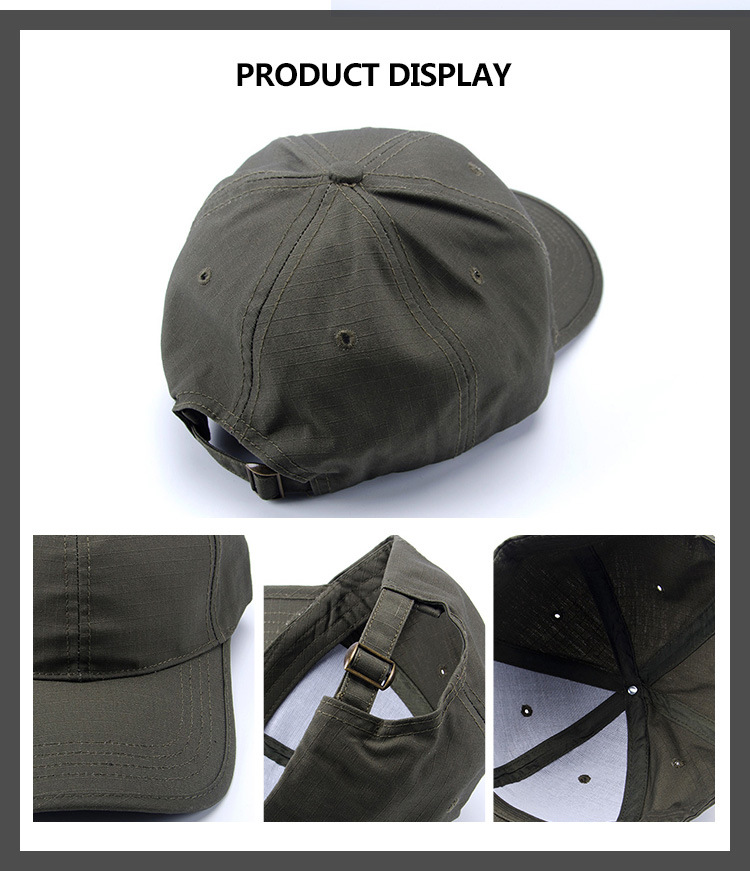 Military Style Outdoor Hiking Cap Tactical Camo Baseball Cap