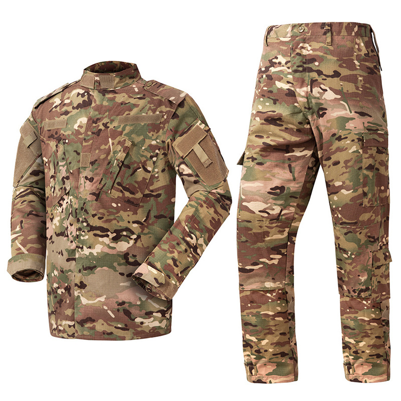 Cheap Durable Acu Camouflage Ripstop Tactical Combat Uniform Set Men Camouflage