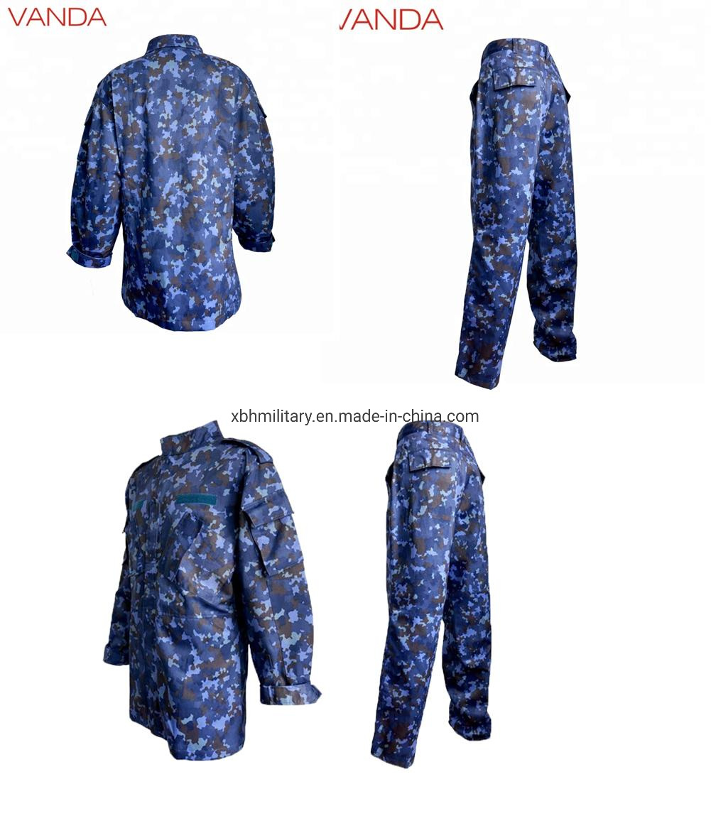 Navy Blue Waterproof Uniform Camouflage Breathable Military Style Combat Uniforms