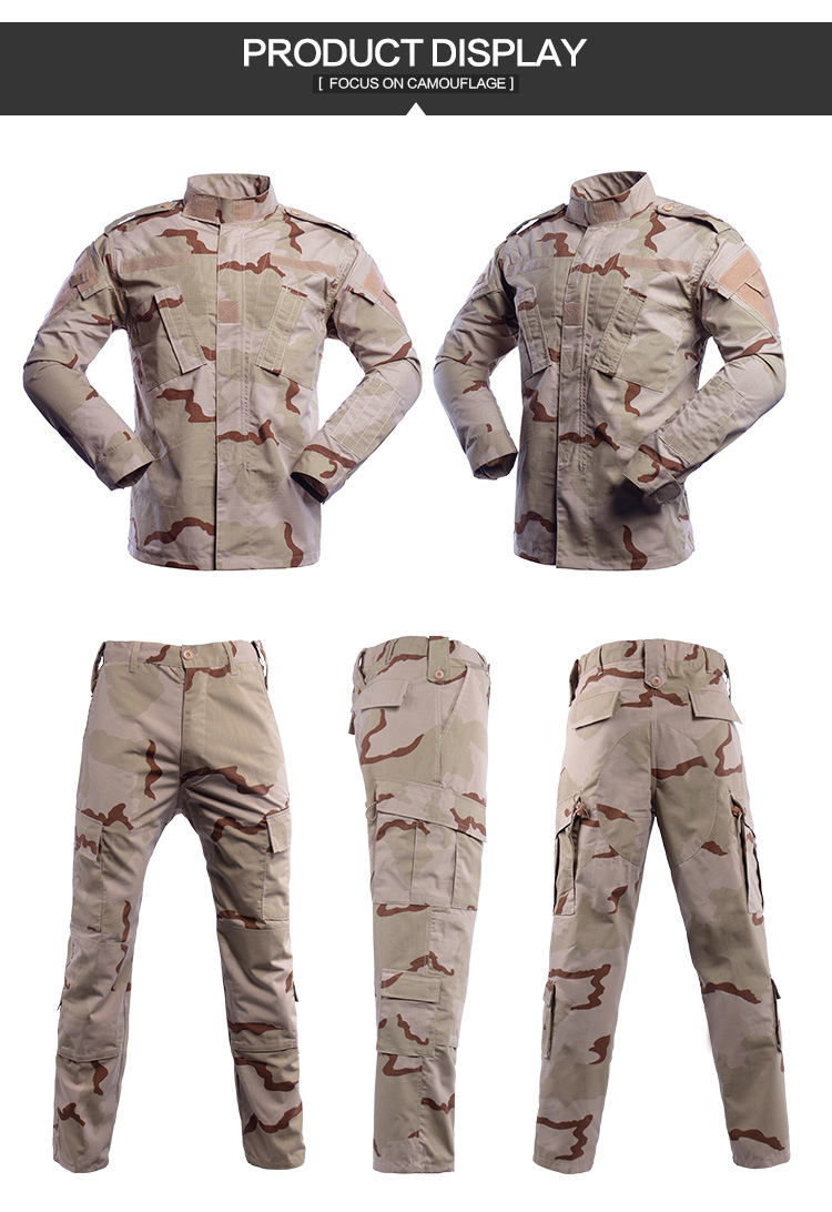 Military Style Jacket Camouflage Suit