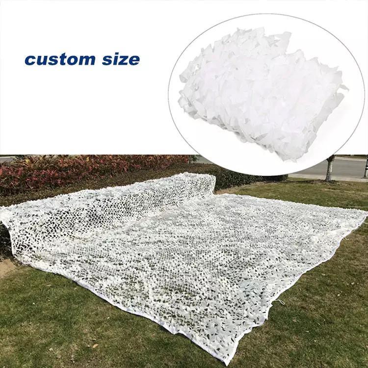 Snow White Water Proof Camouflage Net for Military Style and Civilian Use