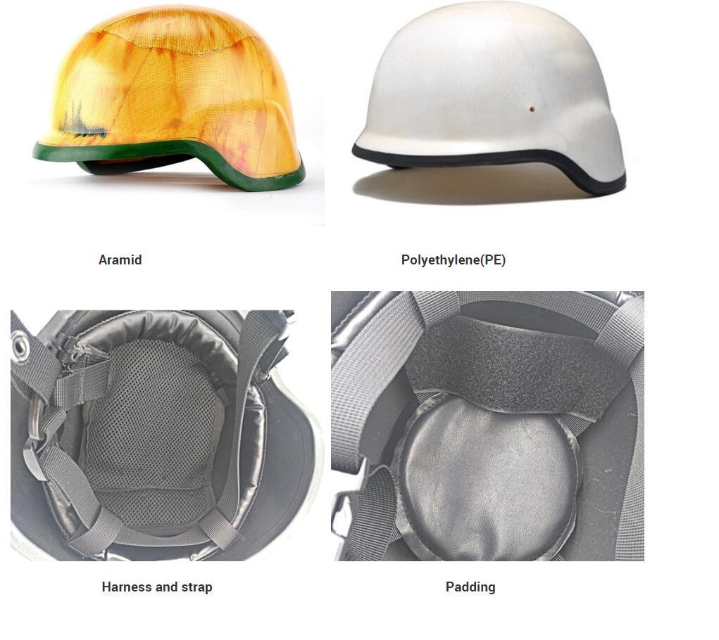 Military PE or Aramid Nij Iiia Bulletproof Ballistic Helmet