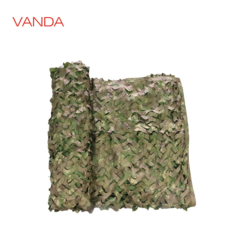 Camouflage Net Woodland Camo Nets Double-Side Printing Flame Resistance