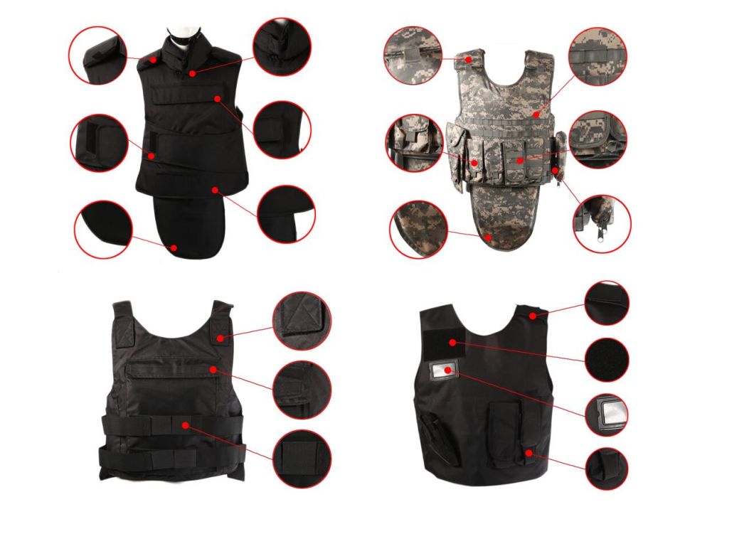 UHMWPE/Aramid Nij Iiia Buletproof Soft Amor Vest