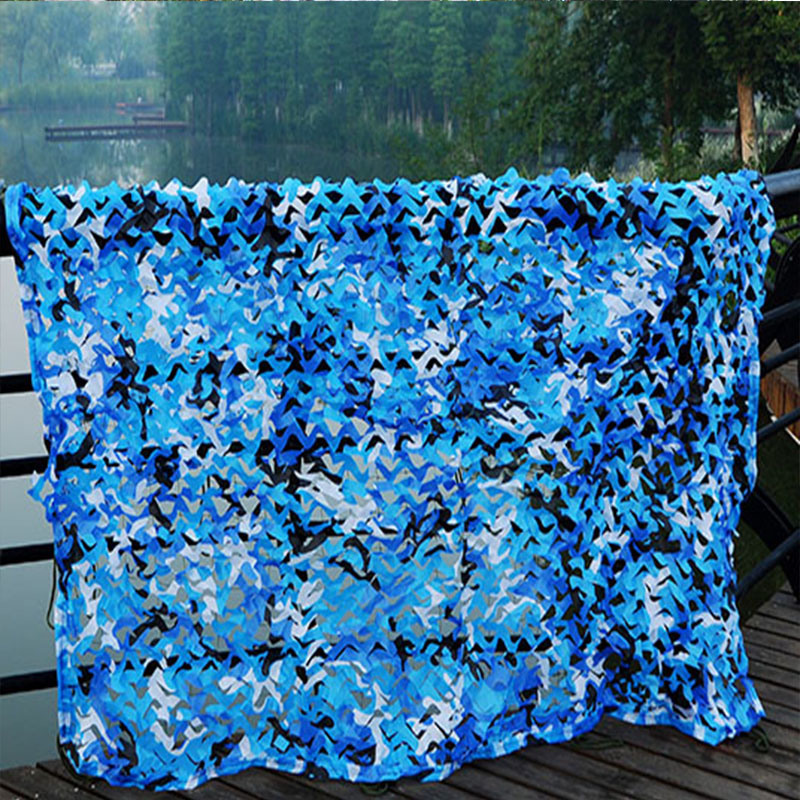 Military Style Camouflage Netting Ocean Blue Camouflage Net out Side Using for Hunting