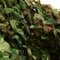 Outdoor Camo Netting Flame Retardant Military Style Camouflage Net Hunting with Dark Green Camo Print and Webbing Tape