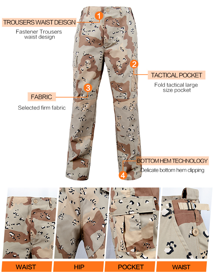 Custom Camouflage Military Style Uniforms