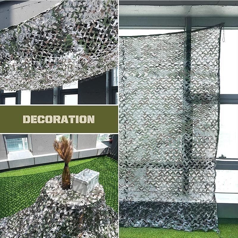 Outdoor Woodland Digital Military Style Grade Flame Retardant Camo Camouflage Net for Decorate The Garden and Zoo