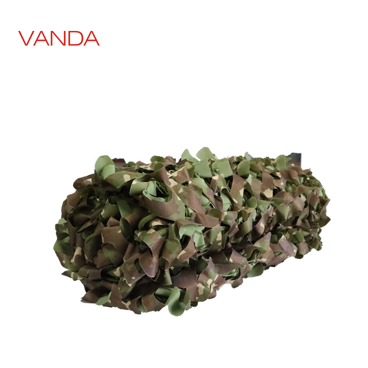 Camouflage Net Woodland Camo Nets Double-Side Printing Flame Resistance