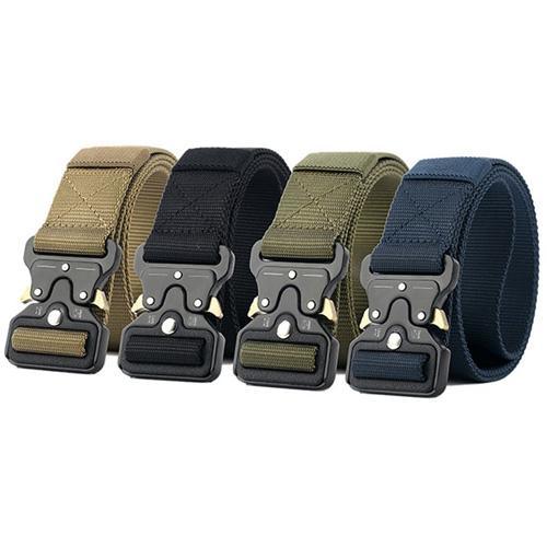 Nylon Outdoor Adjustable Tactical Military Style Duty Belt with Quick-Release Buckle