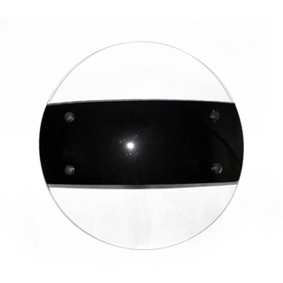 Durable Tactical Security Protection Round Polycarbonate Anti Riot Shield