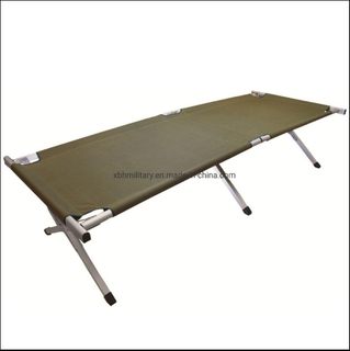 Highlander Aluminium Camp Bed - Green