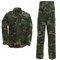 Woodland Color Cotton / Polyester Military Style Bdu Camouflage Uniform