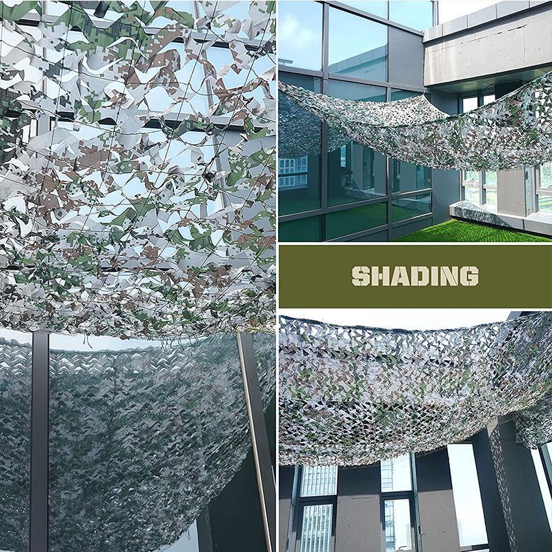 Outdoor Woodland Digital Military Style Grade Flame Retardant Camo Camouflage Net for Decorate The Garden and Zoo