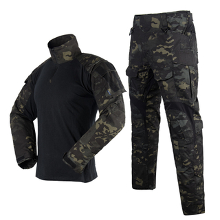 Black Multicam Camouflage Combat Tactical Suits and Uniforms