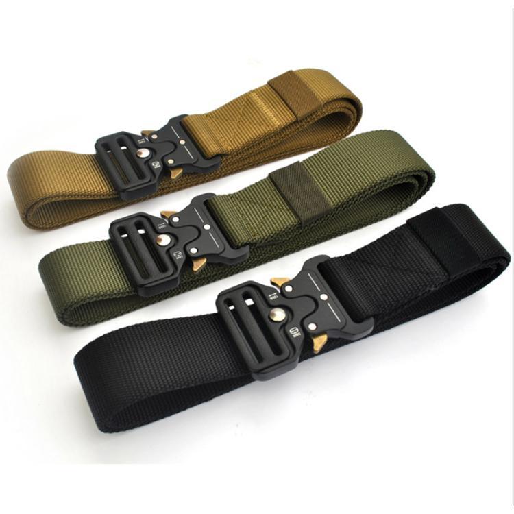 Nylon Alloy Buckle Belt Military Style Mens Tactical Belt