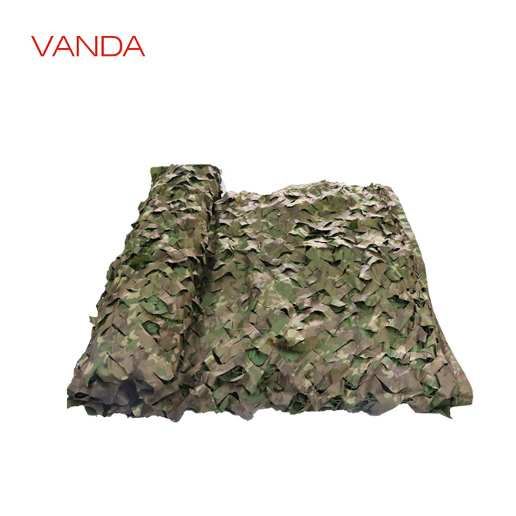 Camouflage Net Woodland Camo Nets Double-Side Printing Flame Resistance