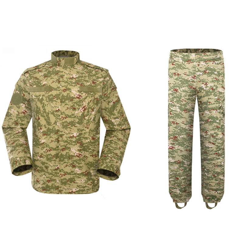 T/C 65/35 Camouflage Digital Woodland Uniform Rip Stop Combat Tactical Uniform Suit Set