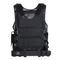 Custom Militarystyle Black Molle Tactical Mesh Vest with Magazine Pouch