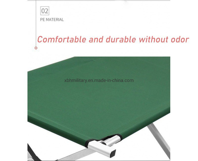 Factory Custom Outdoor Trip Folding Camping Bed