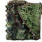 Outdoor Camo Netting Flame Retardant Military Style Camouflage Net Hunting with Dark Green Camo Print and Webbing Tape