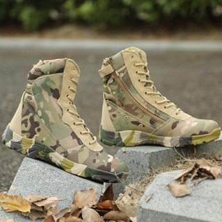 Wholesales Camouflage Desert Boots Tactical Military Style Outdoor Boots for Men