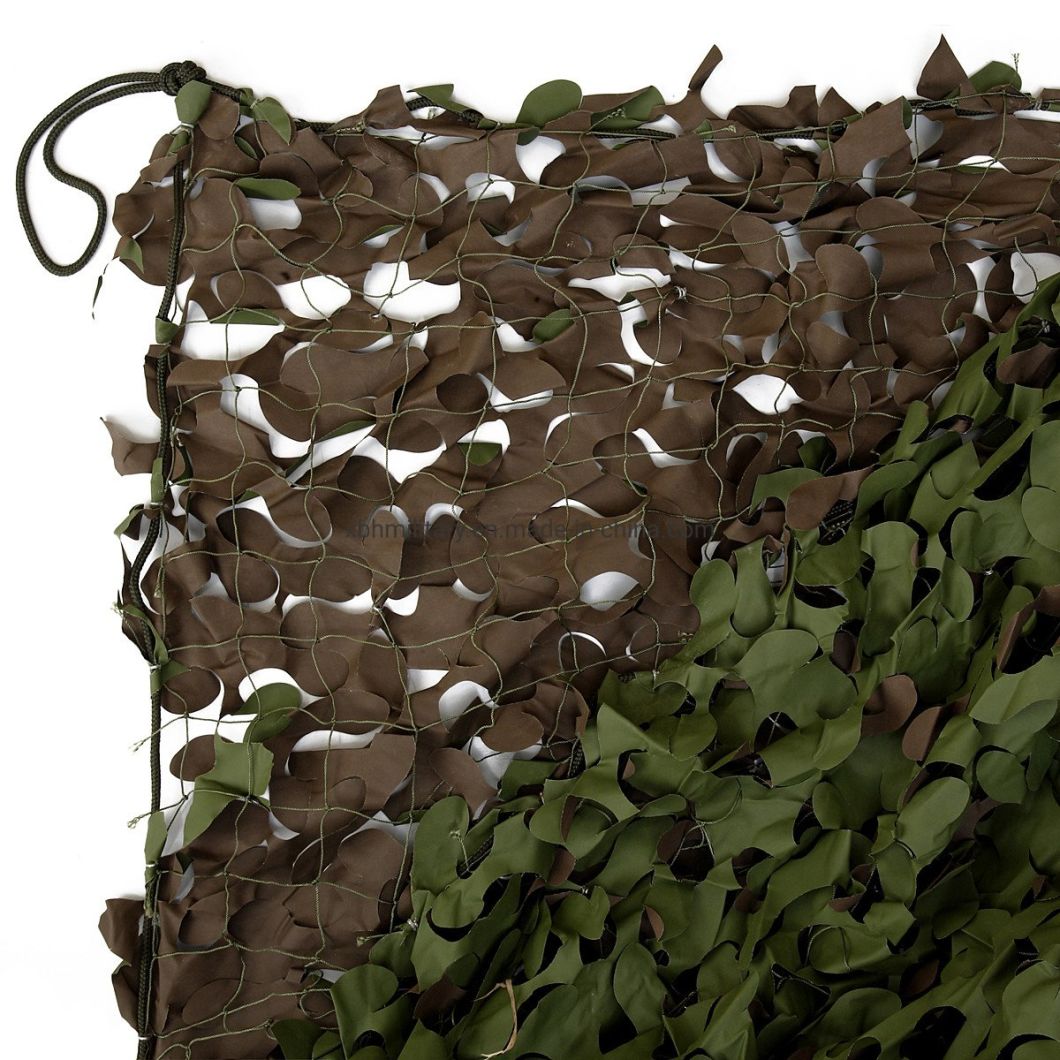 Two Sides Coating Camouflage Net 210d Polyester Camouflage Netting