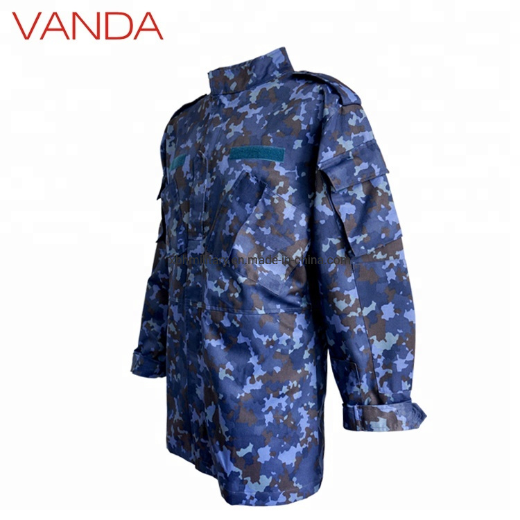 Navy Blue Waterproof Uniform Camouflage Breathable Military Style Combat Uniforms