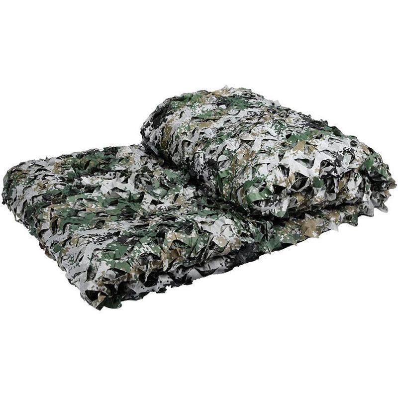 Igital Outdoor Woodland Camouflage Netting Lightweight Durable Polyester Oxford Camo Shade Net