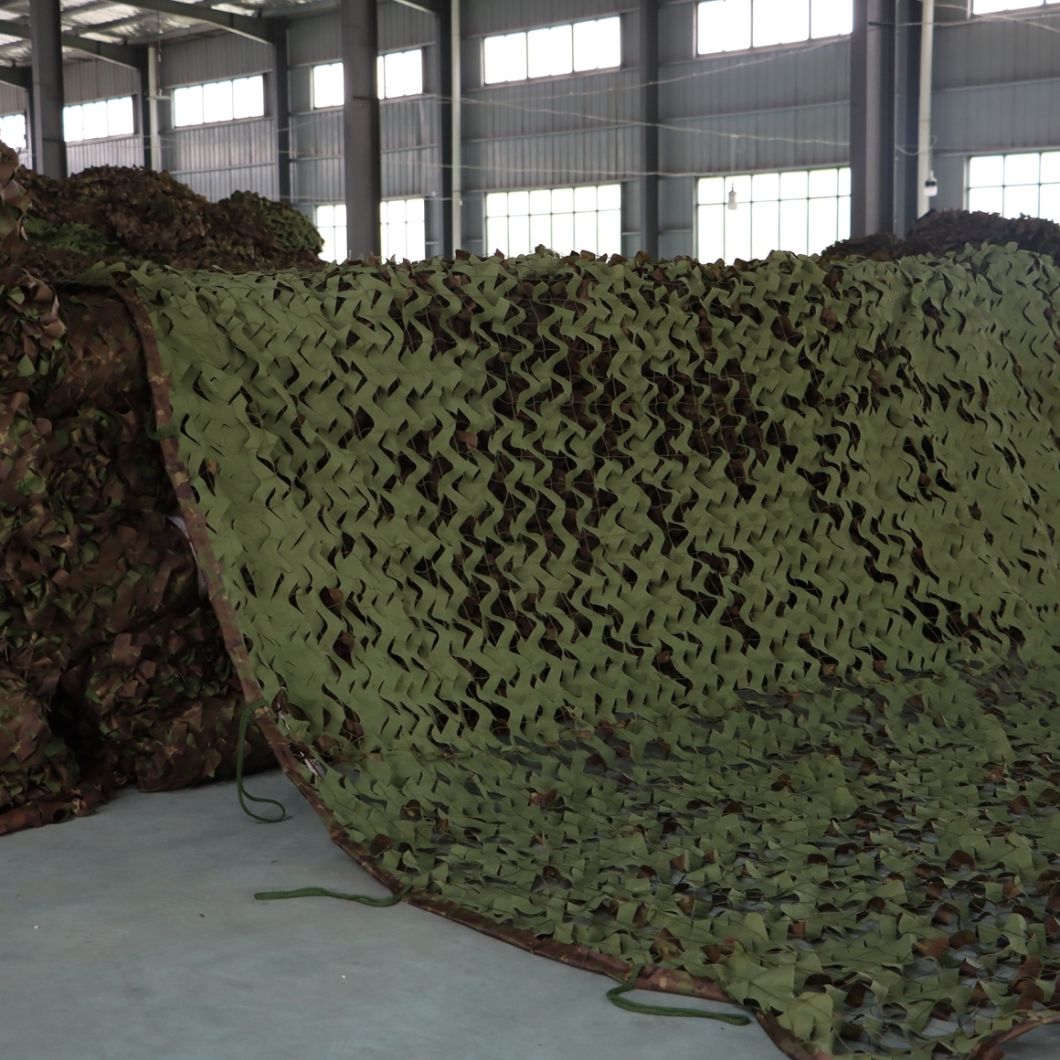 Military Style 3X6m Woodland Camo Print Flame Retardant and Water Proof Shooting Hunting Camouflage Net