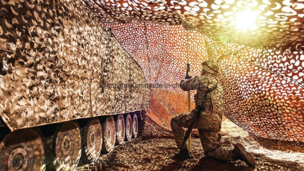 Desert Reinforced Camouflage Netting