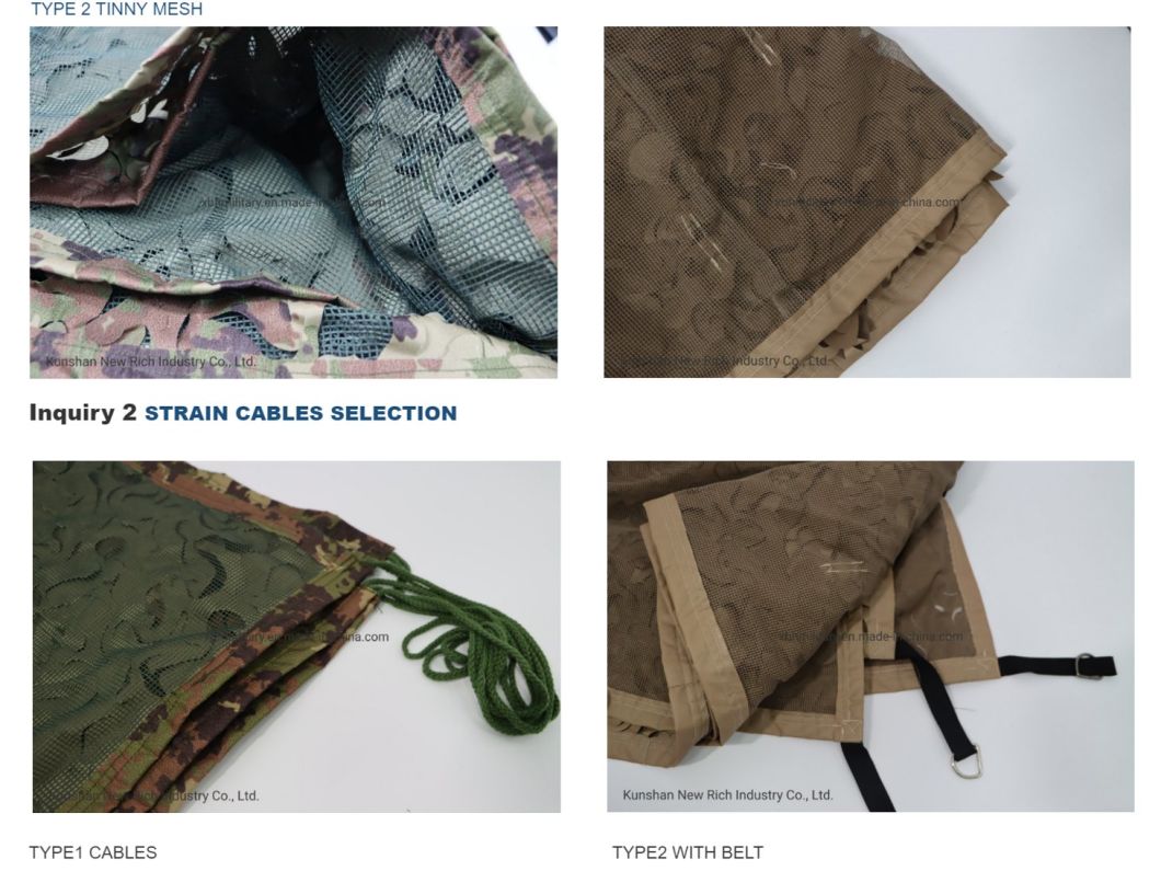 Durable Tough Oxford Cloth-Tear-Resistant Woodland Camouflage Net