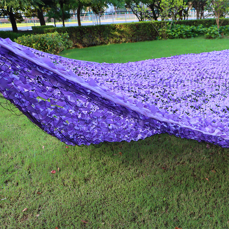 Sun Shade Camouflage Nets Various Colors High-Quality Purple Camo Nets for Wedding and Party