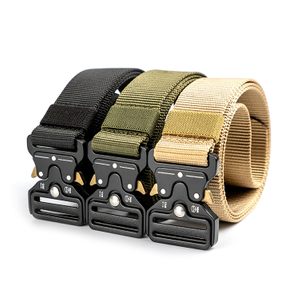 Tactical Belt 100% Nylon with Alloy Buckle Fast Release Military Style